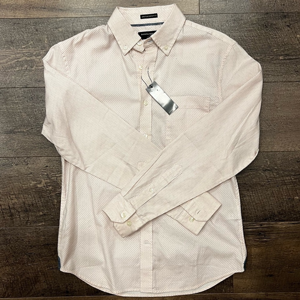 Untucked Fit Oxford Shirt